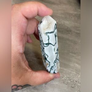 Tree Agate Crystal Tower